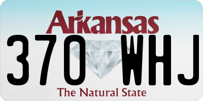 AR license plate 370WHJ