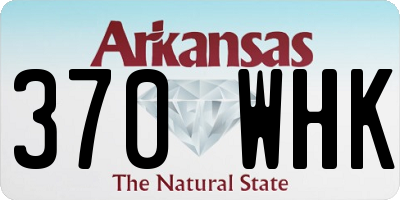 AR license plate 370WHK