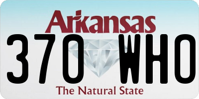 AR license plate 370WHO