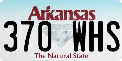 AR license plate 370WHS