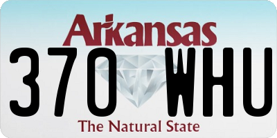 AR license plate 370WHU
