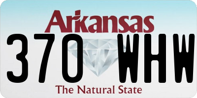 AR license plate 370WHW
