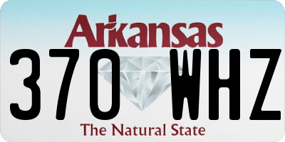 AR license plate 370WHZ