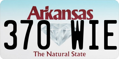 AR license plate 370WIE