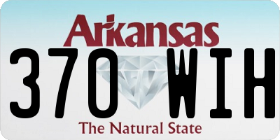 AR license plate 370WIH