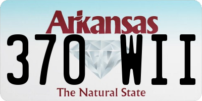 AR license plate 370WII
