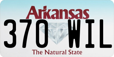 AR license plate 370WIL