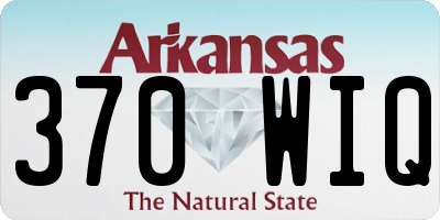 AR license plate 370WIQ