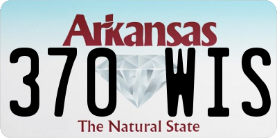 AR license plate 370WIS