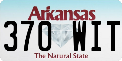 AR license plate 370WIT