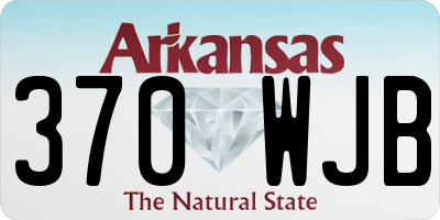 AR license plate 370WJB