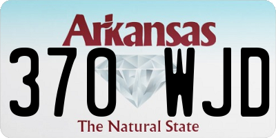 AR license plate 370WJD