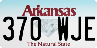 AR license plate 370WJE