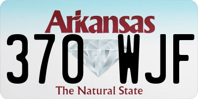 AR license plate 370WJF