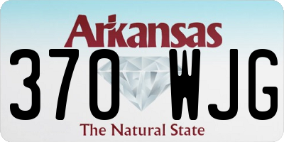 AR license plate 370WJG