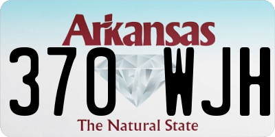 AR license plate 370WJH