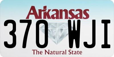 AR license plate 370WJI