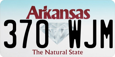 AR license plate 370WJM