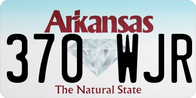 AR license plate 370WJR