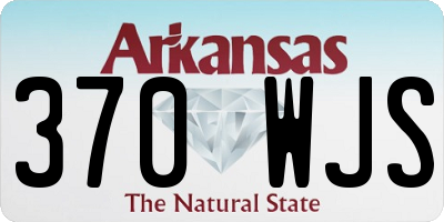 AR license plate 370WJS