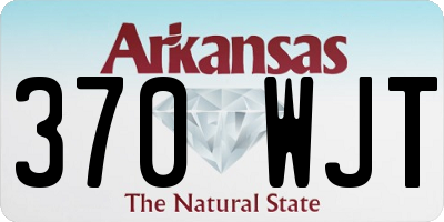 AR license plate 370WJT