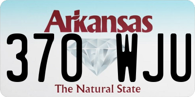 AR license plate 370WJU