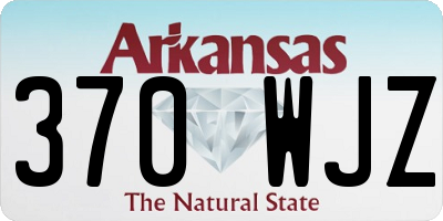 AR license plate 370WJZ