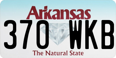 AR license plate 370WKB