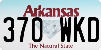 AR license plate 370WKD