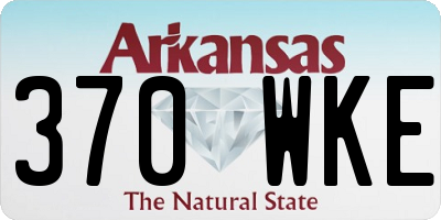 AR license plate 370WKE