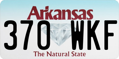 AR license plate 370WKF