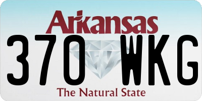 AR license plate 370WKG
