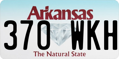 AR license plate 370WKH