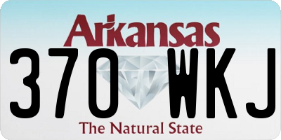AR license plate 370WKJ