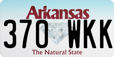 AR license plate 370WKK