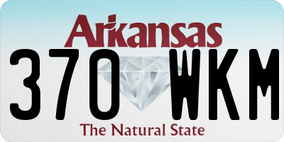 AR license plate 370WKM