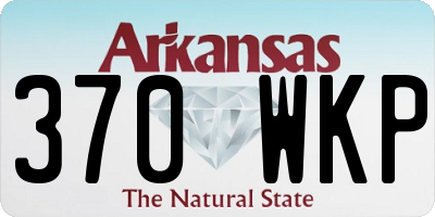 AR license plate 370WKP
