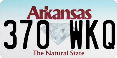 AR license plate 370WKQ