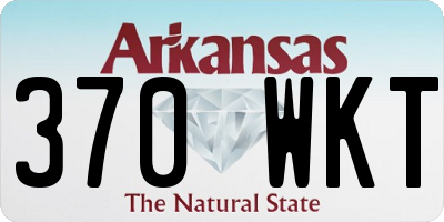 AR license plate 370WKT