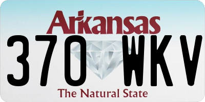 AR license plate 370WKV