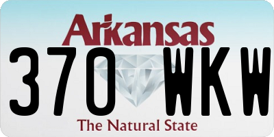 AR license plate 370WKW