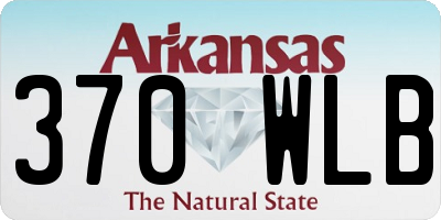 AR license plate 370WLB
