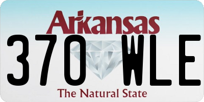 AR license plate 370WLE