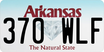 AR license plate 370WLF