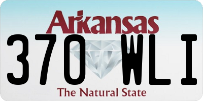 AR license plate 370WLI