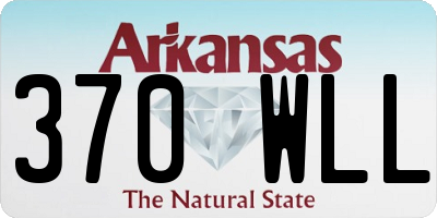 AR license plate 370WLL