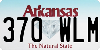 AR license plate 370WLM