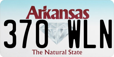 AR license plate 370WLN