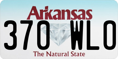 AR license plate 370WLO