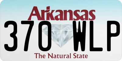 AR license plate 370WLP